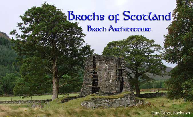 Map. Distribution of Brochs in Scotland