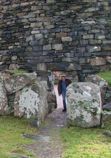 Entrance to Dun Telve Broch, Lochalsh