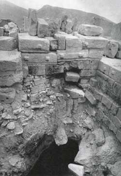 Excavation of the interior of the Apollo Temple