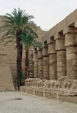 Papyrus Bud Columns at Karnak