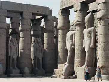 Court of Amenhotep III at Luxor