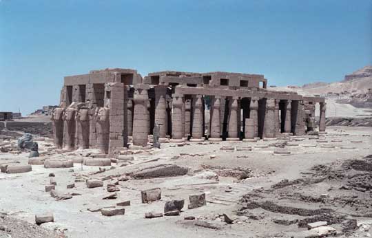 Ramesseum. The Hypostyle Hall
