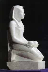 Statue of Tuthmosis III from Deir el-Medina