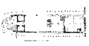 Plan of the Heroon at Lefkandi