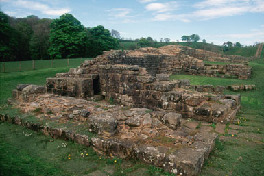 Remains of a Roman Bridge Abutment at Willowford