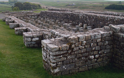 Buttressing of the Horrea at Housesteads