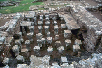 Hypocaust from the Praetorium at Housesteads