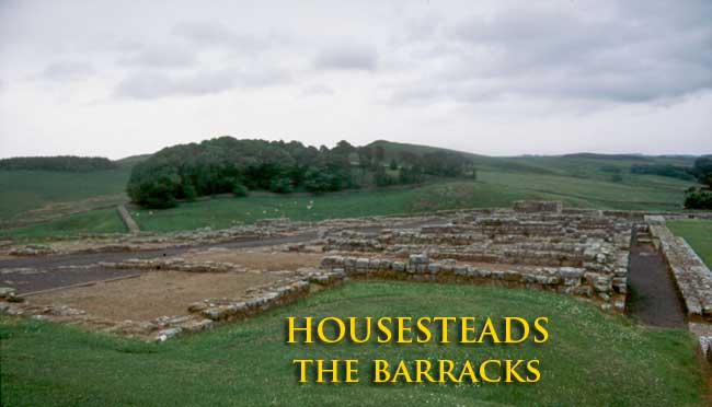 Housesteads.The Barracks