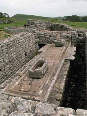 Housesteads. Latrines