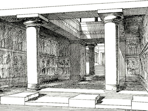Sketch of a Restored South Propylaeum