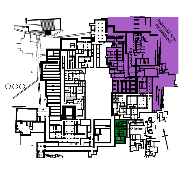 Plan of the Palce. East Wing