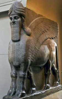 Winged Bull from Sennacherib's Palace at Nineveh
