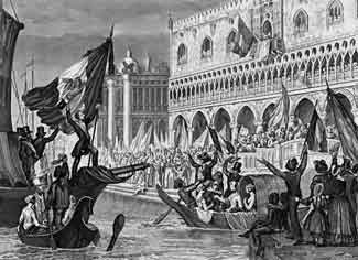 Proclamation of the Republic in Venice, March 1848