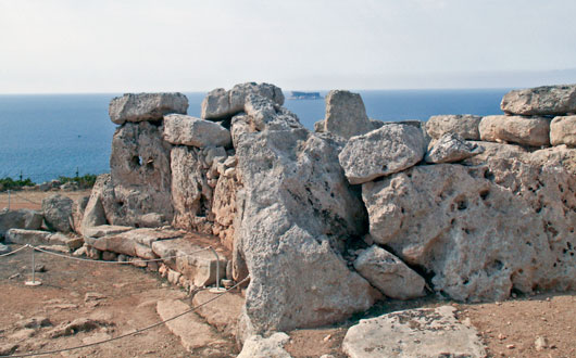 Facade of the Temple at Mnajdra