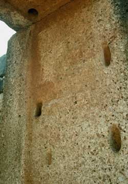 Door jamb of the Lion Gate. Mycenae