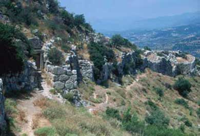 Postern Gate. Mycenae