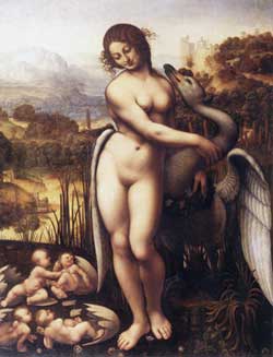 Leda & the Swan by Cesare da Sesto