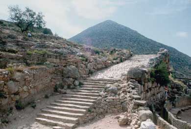 Ramp to the Palace. Mycenae