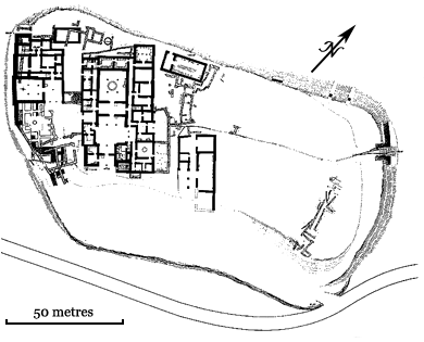 Pylos. Overall plan of the site