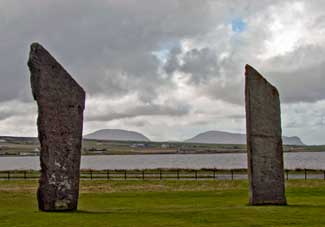 View from the Stones of Stenness to Hoy