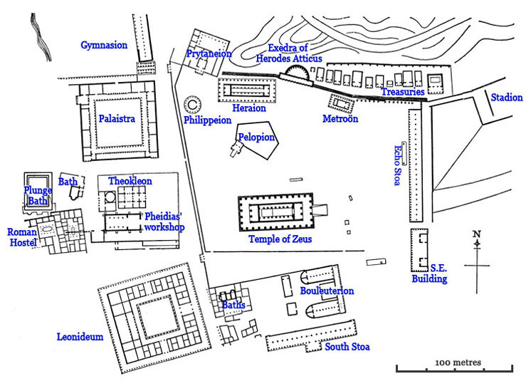 Plan of the Altis