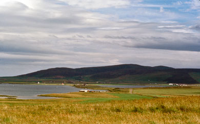 The Ness of Brodgar from the west