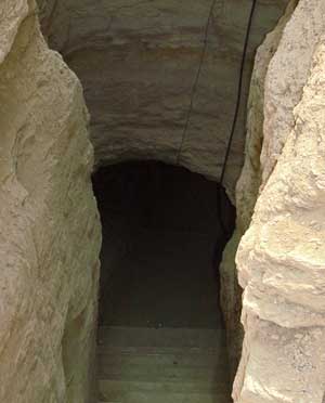 Entrance to the Pyramid