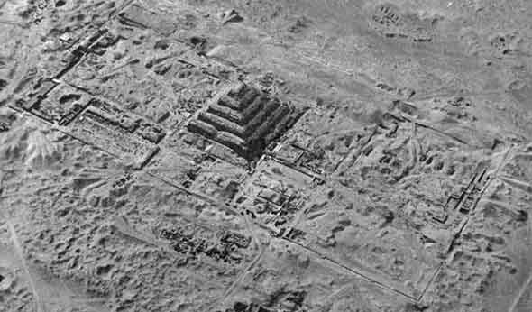 Aerial of the Djoser Complex