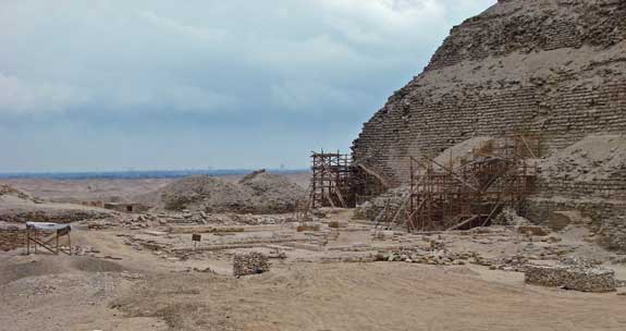 View of the Mortuary Temple from the Northwest