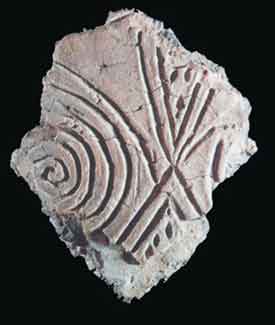 Sherd of Grooved Ware from Skara Brae