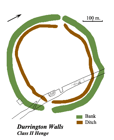 Plan of the Henge at Durrington Walls
