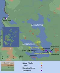Map of Stenness & Vicinity