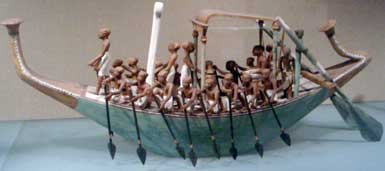 Model of a Funerary Boat.Photo by Keith Schengili-Roberts