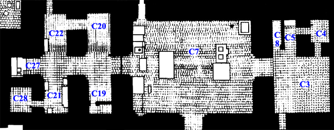 Plan of the Ningal Temple in the Giparu
