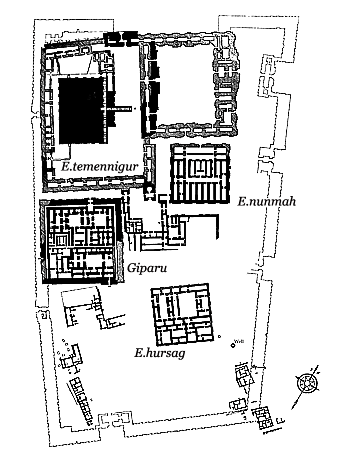 Plan of the Temenos at Ur
