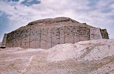 View of the rear of the ziggurat