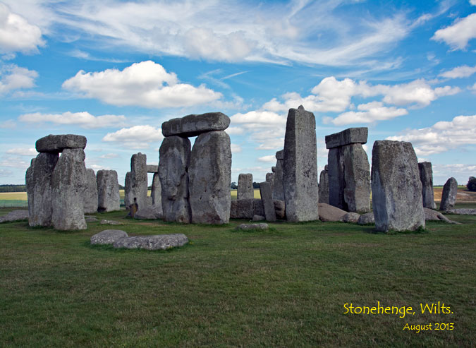 Stonehenge, Wiltshire. August 2013