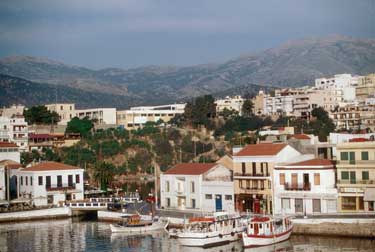 Ayios Nikolaos. View of the Harbour & Lagoon
