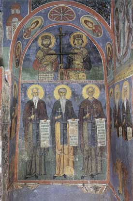 Mural in the Church of Panagia tis Asinou