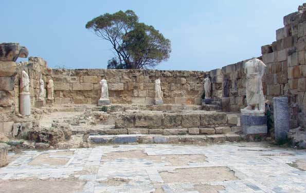 The Remains of the Roman Gymnasion at Salamis