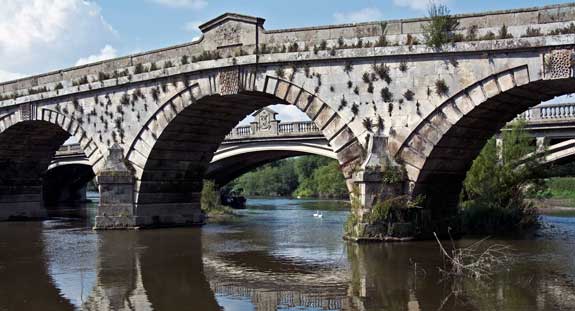 Bridges over the River Tern at Attingham Park