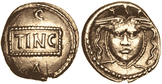 Gold stater of Tincomaris