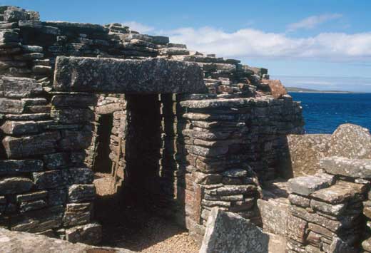 Entrance to Gurness Broch