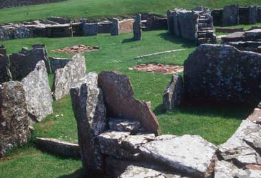 View of the Broch Village