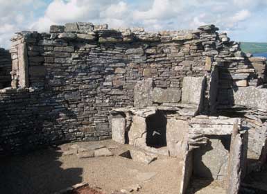 Interior of Gurness Broch