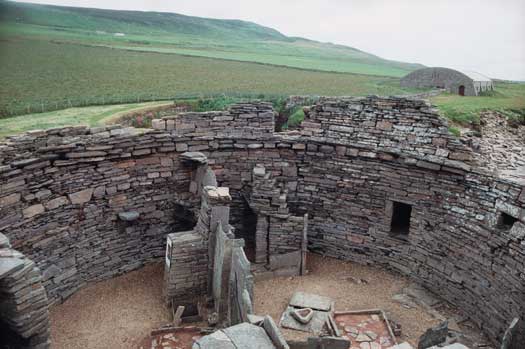 Interior of the Broch