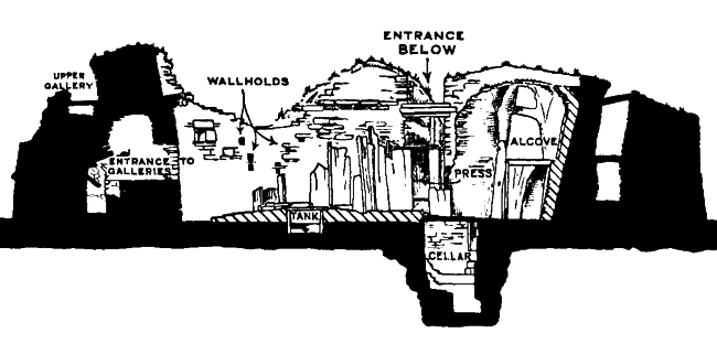 South-North Section of the Broch