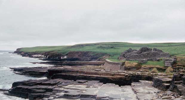 View of Midhowe Broch from the South