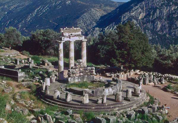 Tholos at the Temple of Athena Pronoia