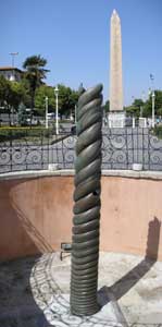 Bronze Tripod Leg at the Hippodrome in Istanbul